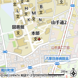 南山大学名古屋キャンパス教育・研究事務部　学事課人文学部事務室周辺の地図