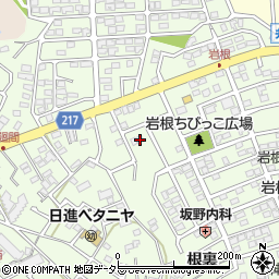 愛知県日進市岩崎町岩根270-10周辺の地図