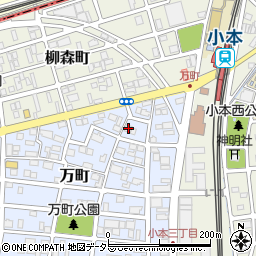 愛知県名古屋市中川区万町1004周辺の地図