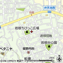愛知県日進市岩崎町岩根152周辺の地図