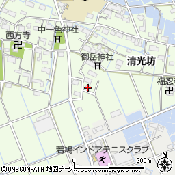 愛知県津島市中一色町清光坊53周辺の地図