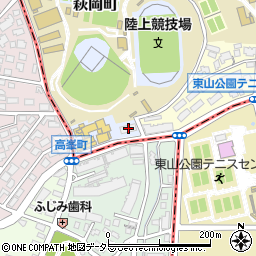 愛知県名古屋市千種区萩岡町57周辺の地図