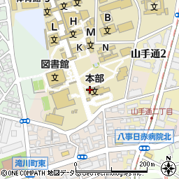 南山大学名古屋キャンパス　学務部保健室周辺の地図