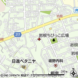 愛知県日進市岩崎町岩根270-11周辺の地図