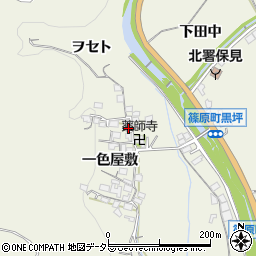愛知県豊田市篠原町一色屋敷39周辺の地図