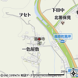 愛知県豊田市篠原町一色屋敷43周辺の地図