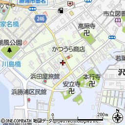 千葉県勝浦市勝浦161周辺の地図