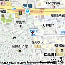 愛知県名古屋市昭和区御器所3丁目5-11周辺の地図
