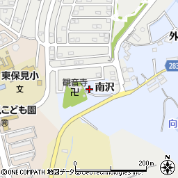 愛知県豊田市乙部町南沢周辺の地図
