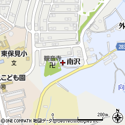 愛知県豊田市乙部町（南沢）周辺の地図