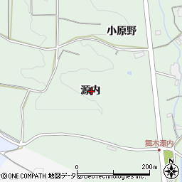 愛知県豊田市舞木町源内周辺の地図
