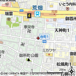 愛知県名古屋市昭和区御器所3丁目5-15周辺の地図