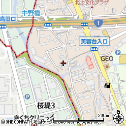 静岡県三島市萩176周辺の地図