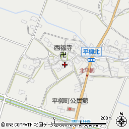 滋賀県東近江市平柳町1672周辺の地図