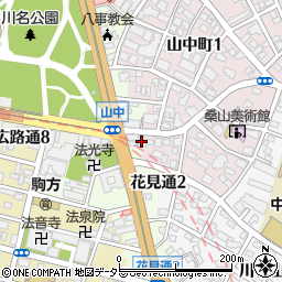 川名公園歯科周辺の地図