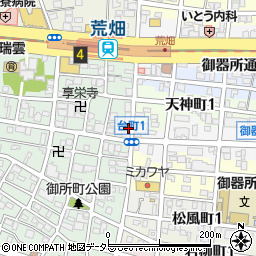 愛知県名古屋市昭和区御器所3丁目5-10周辺の地図
