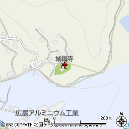 城福寺ユースハウス周辺の地図