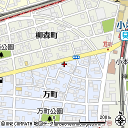 愛知県名古屋市中川区万町1214周辺の地図