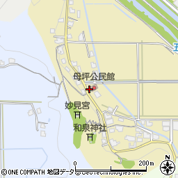 兵庫県丹波市柏原町母坪479周辺の地図