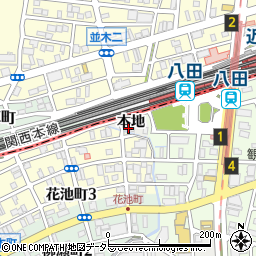 愛知県名古屋市中川区岩塚町（本地）周辺の地図