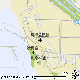 兵庫県丹波市柏原町母坪140周辺の地図
