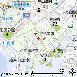 千葉県勝浦市勝浦152周辺の地図