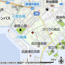 千葉県勝浦市勝浦98周辺の地図