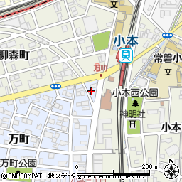 愛知県名古屋市中川区万町104-6周辺の地図