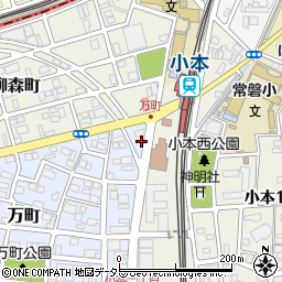 愛知県名古屋市中川区万町103周辺の地図