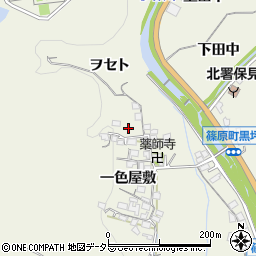 愛知県豊田市篠原町一色屋敷29周辺の地図