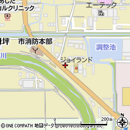 兵庫県丹波市柏原町母坪405-1周辺の地図