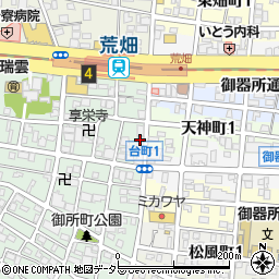 愛知県名古屋市昭和区御器所3丁目5-8周辺の地図