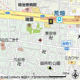 愛知県名古屋市昭和区御器所3丁目8-10周辺の地図