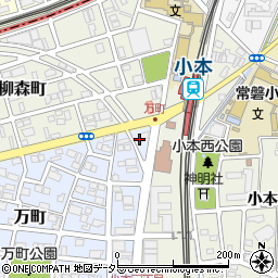 愛知県名古屋市中川区万町104-3周辺の地図
