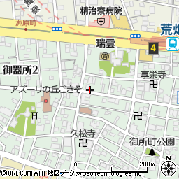 愛知県名古屋市昭和区御器所3丁目918周辺の地図