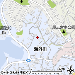 神奈川県三浦市海外町周辺の地図