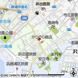 千葉県勝浦市勝浦61周辺の地図