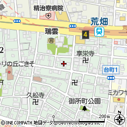 愛知県名古屋市昭和区御器所3丁目8周辺の地図