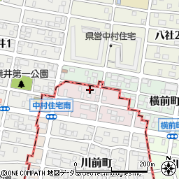 愛知県名古屋市中川区横前町27周辺の地図