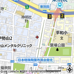 中京葬儀株式会社　本社周辺の地図