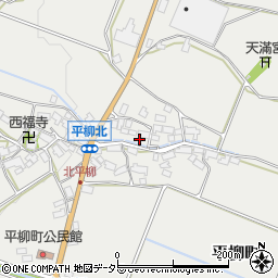 滋賀県東近江市平柳町624周辺の地図