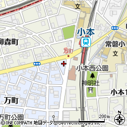 愛知県名古屋市中川区万町102周辺の地図