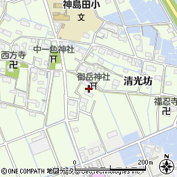 愛知県津島市中一色町清光坊48周辺の地図