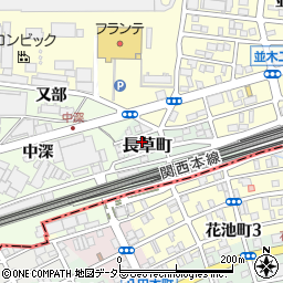 愛知県名古屋市中村区長草町35周辺の地図