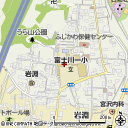 富士市立富士川第一小学校周辺の地図