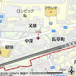 愛知県名古屋市中村区野田町中深13周辺の地図