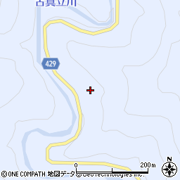 愛知県北設楽郡豊根村古真立八森周辺の地図