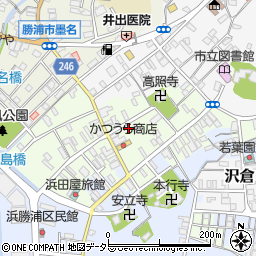 千葉県勝浦市勝浦58周辺の地図