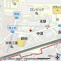 愛知県名古屋市中村区野田町経田50周辺の地図