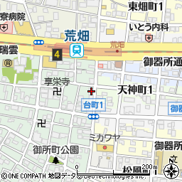 愛知県名古屋市昭和区御器所3丁目5-3周辺の地図